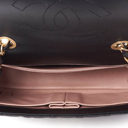 Chanel Caviar Quilted Medium CC Filigree Flap Black 6 of 9