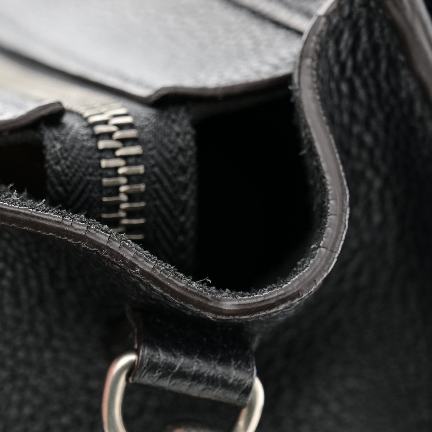 Celine Drummed Calfskin Nano Luggage Black 13 of 13