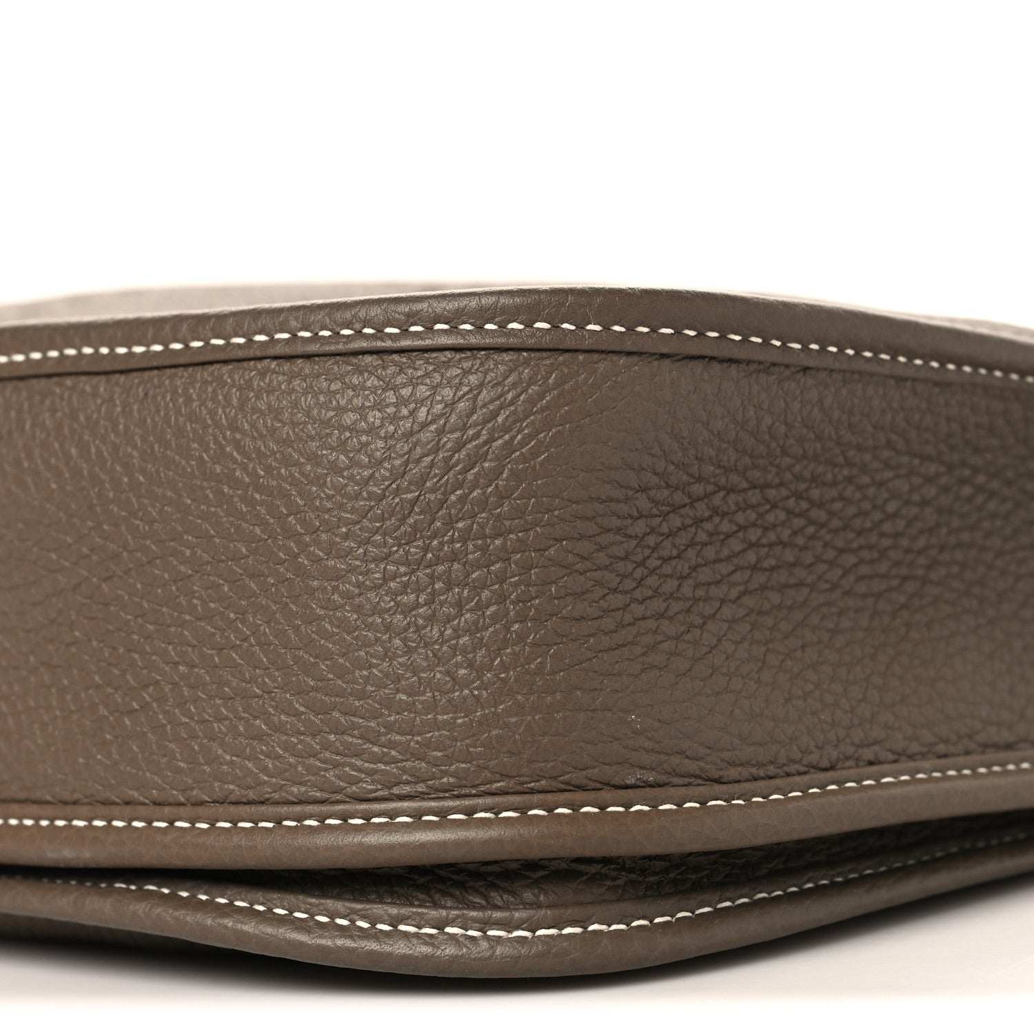 Hermes Taurillon Clemence EVELYNE III PM Etoupe 10 of 11