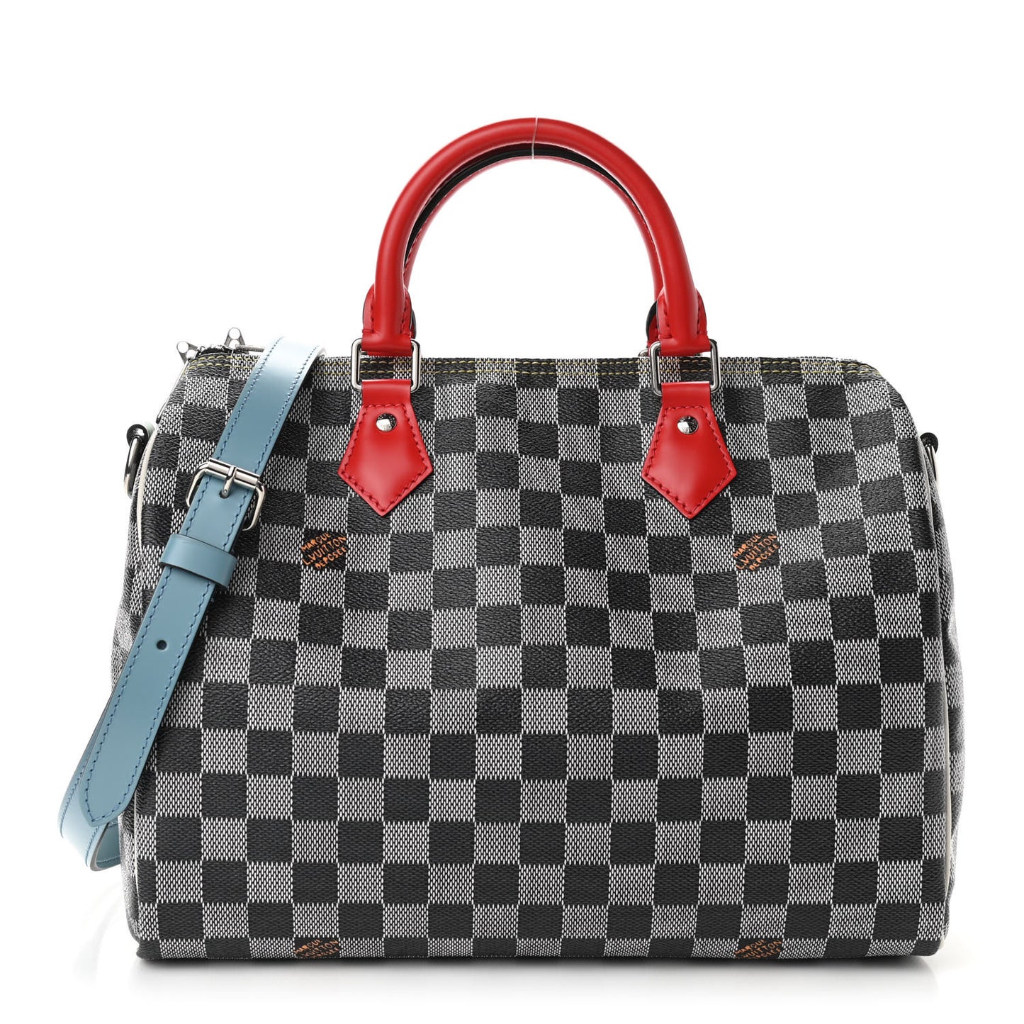 Damier Speedy Bandouliere 30 Black White
