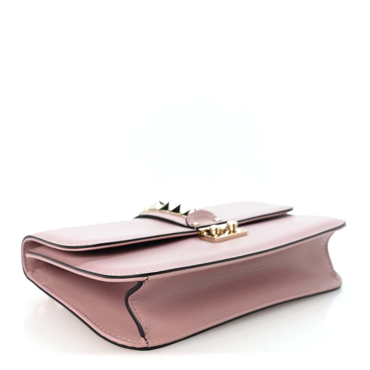 Valentino Garavani Vitello Medium Glam Lock Rockstud Flap Lipstick 4 of 10