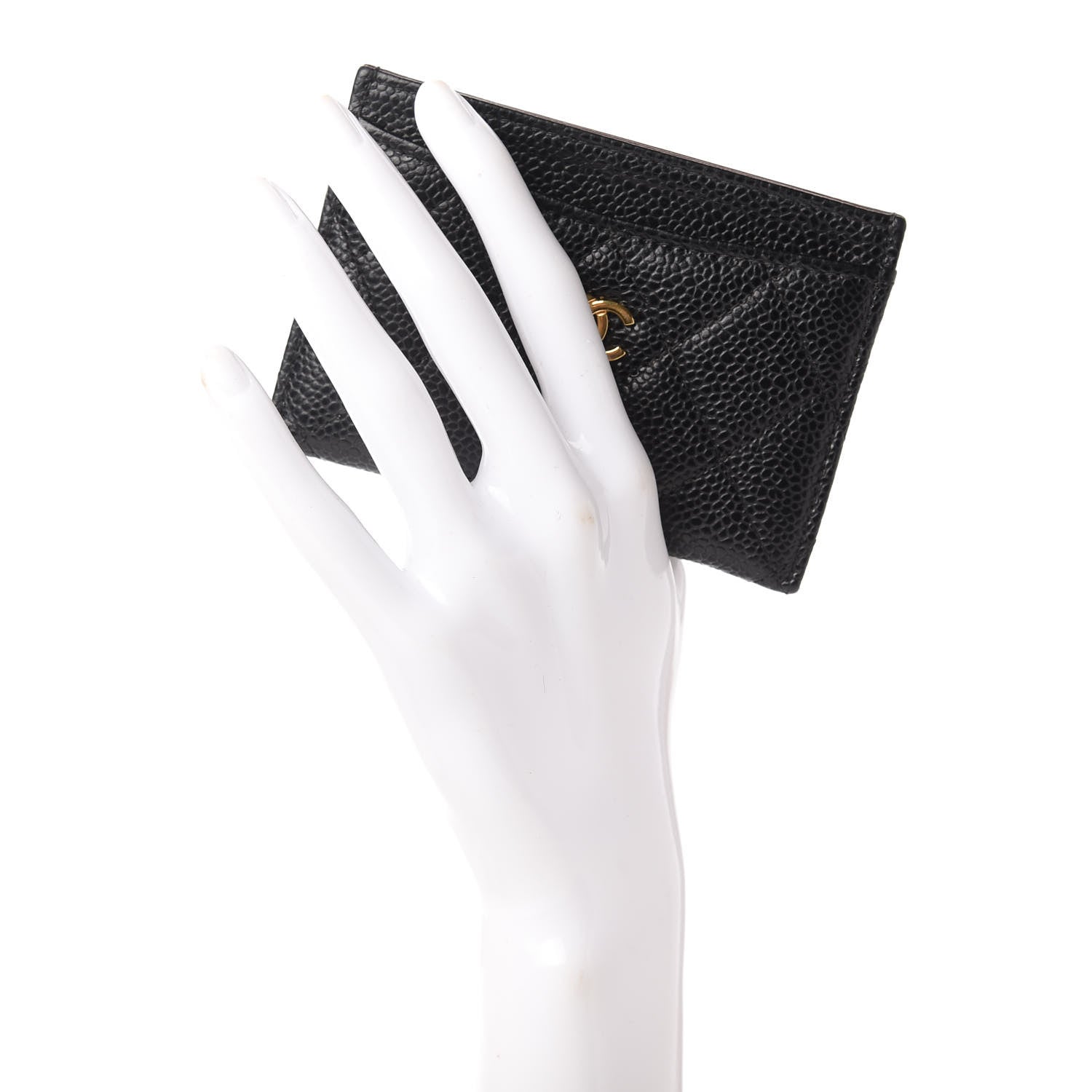 Chanel Caviar Quilted Card Holder Black 2 of 8