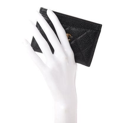 Chanel Caviar Quilted Card Holder Black 2 of 8