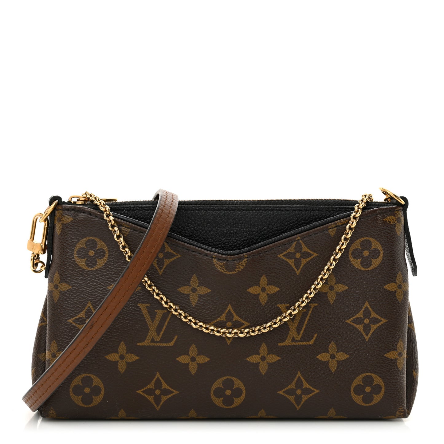 Monogram Pallas Clutch Black