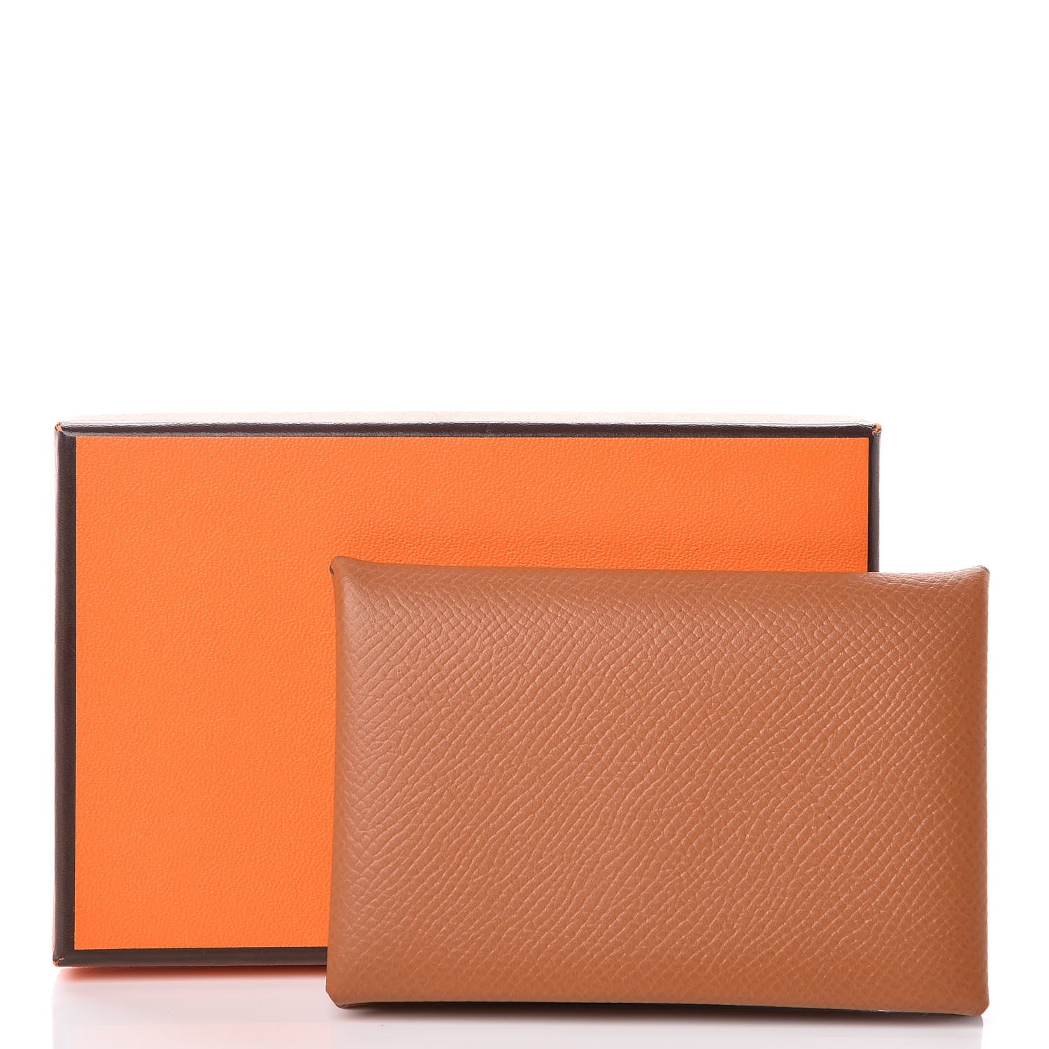 Hermes Epsom Calvi Card Case Gold 8 of 8