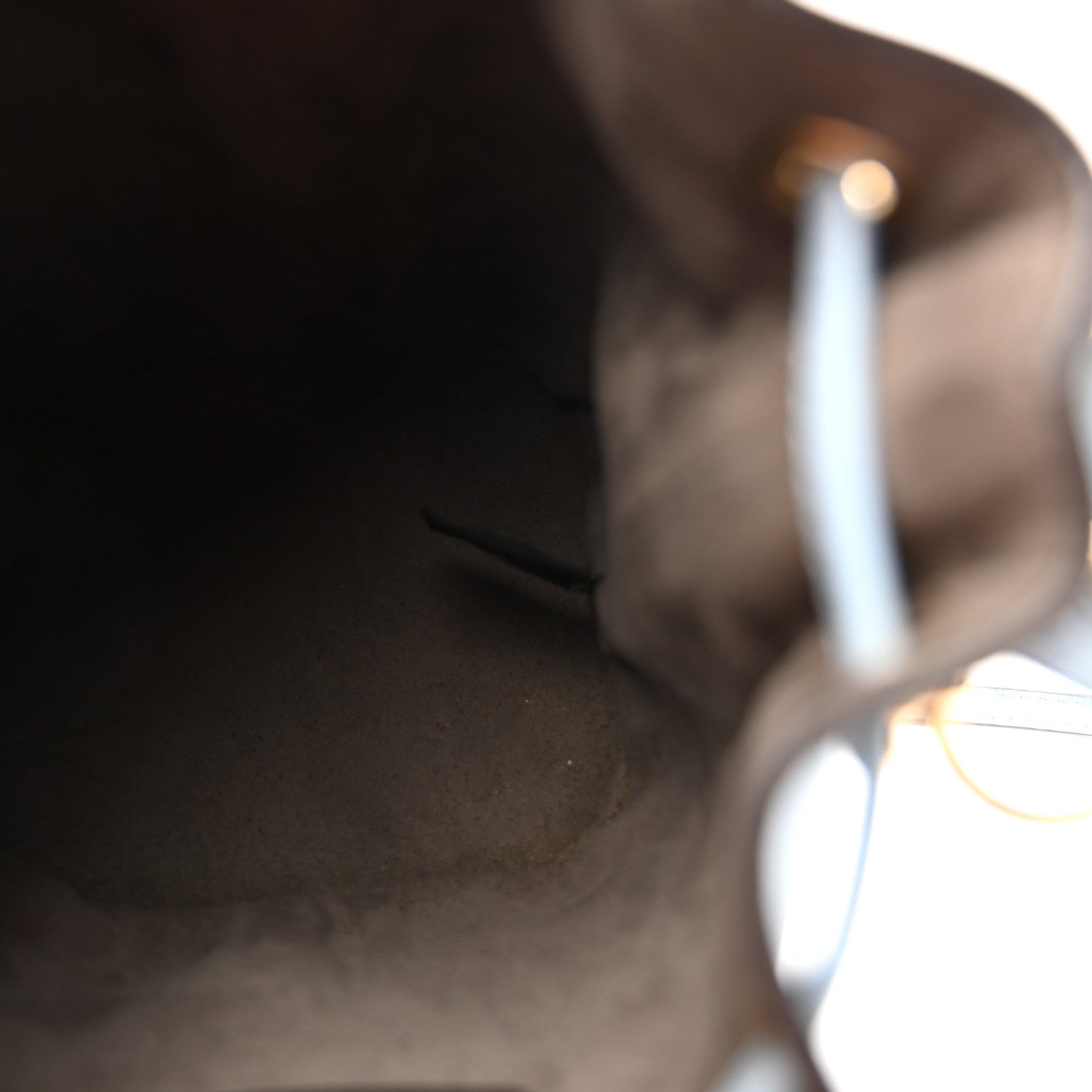 Fendi Vitello King F is Fendi Logo Embossed Mini Mon Tresor Bucket Bag Azzurro Baby Azzurro Baby 5 of 11