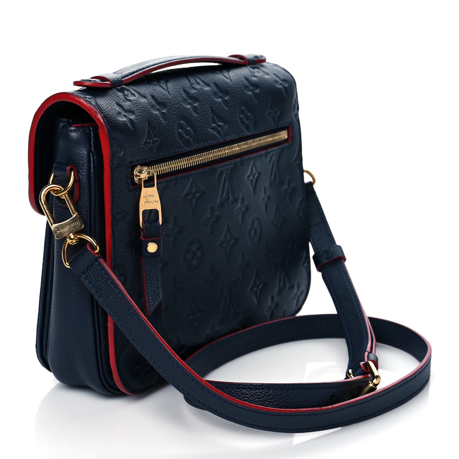 Louis Vuitton Empreinte Pochette Metis Marine Rouge 3 of 9