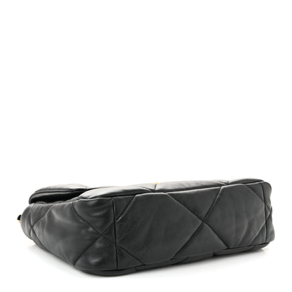 Chanel Lambskin Quilted Medium Chanel 19 Flap Black 4 of 10