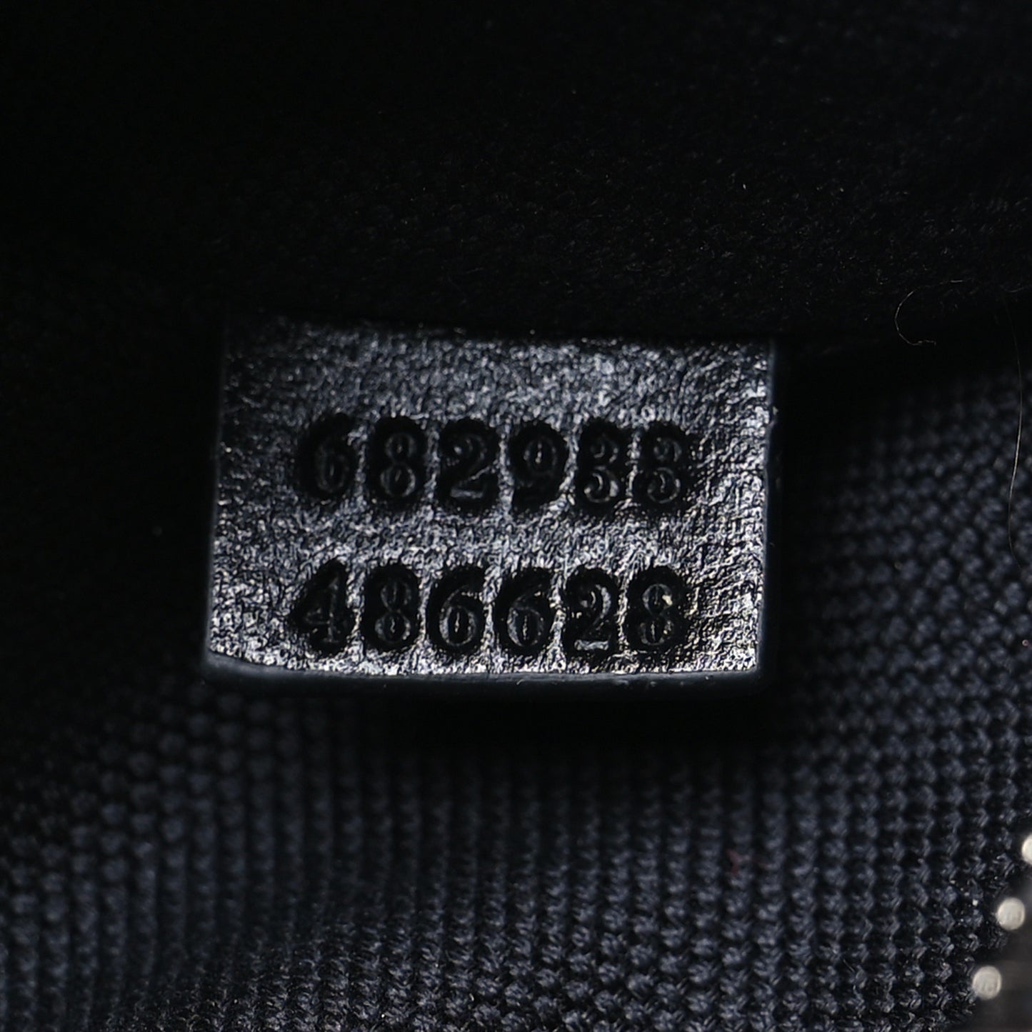 GG Supreme Monogram Textured Calfskin Retro Interlocking G Belt Bag Black