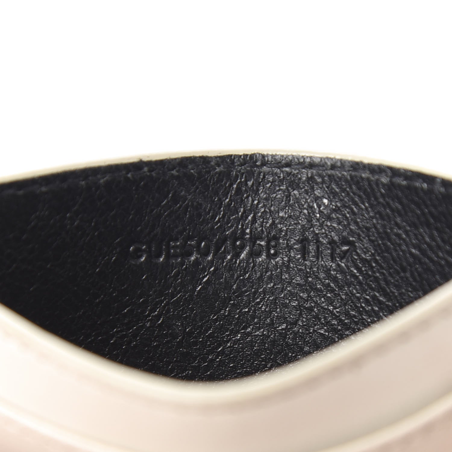 Saint Laurent Calfskin Y Quilted Monogram LouLou Credit Card Case Ivory 6 of 11