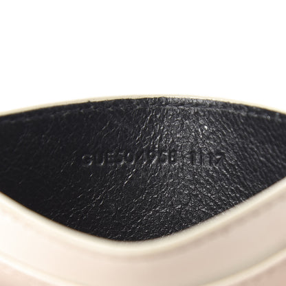 Saint Laurent Calfskin Y Quilted Monogram LouLou Credit Card Case Ivory 6 of 11
