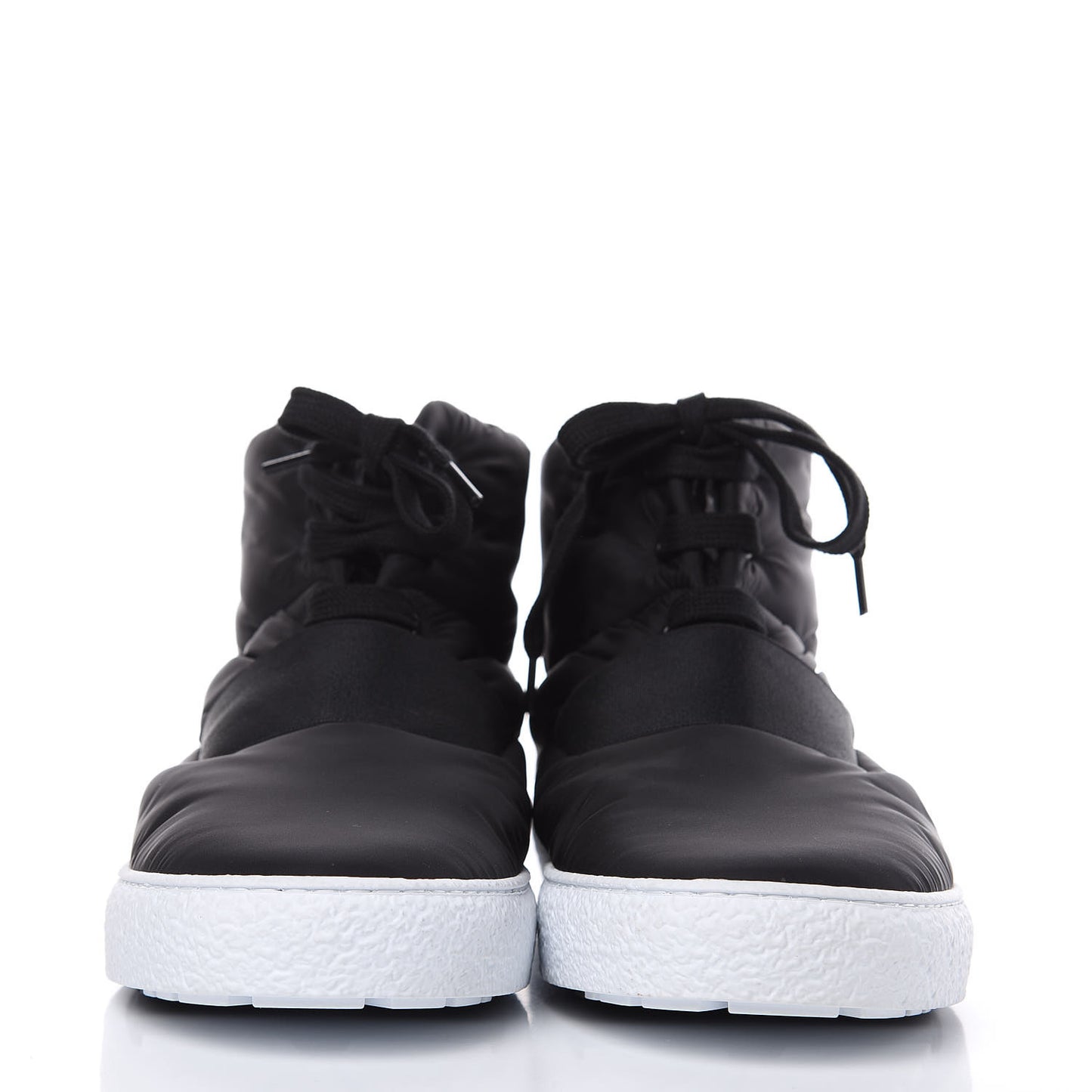 Nylon Mens High Top Sneakers 45 Black
