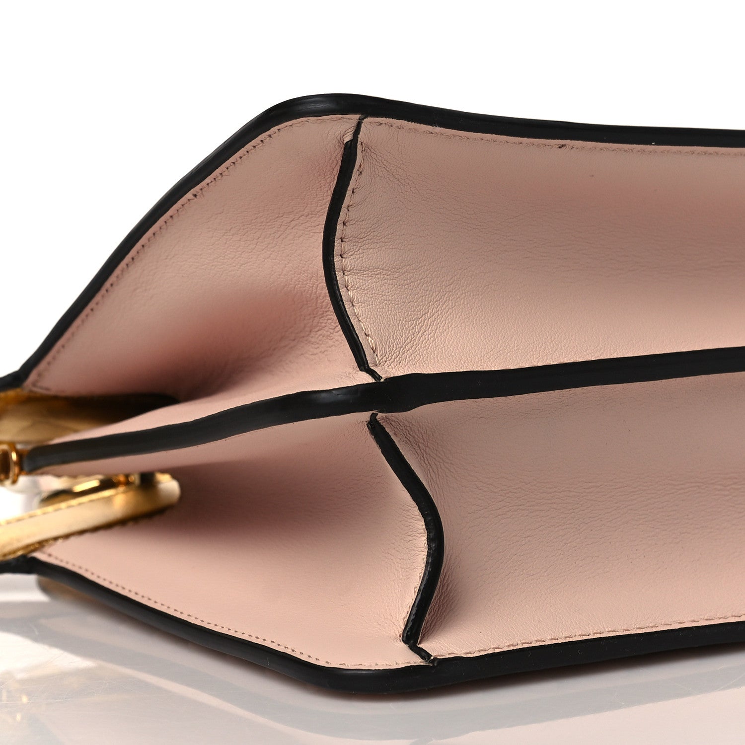 Fendi Vitello King Medium Peekaboo I SEE U East West Satchel Light Rose Gold 8 of 9