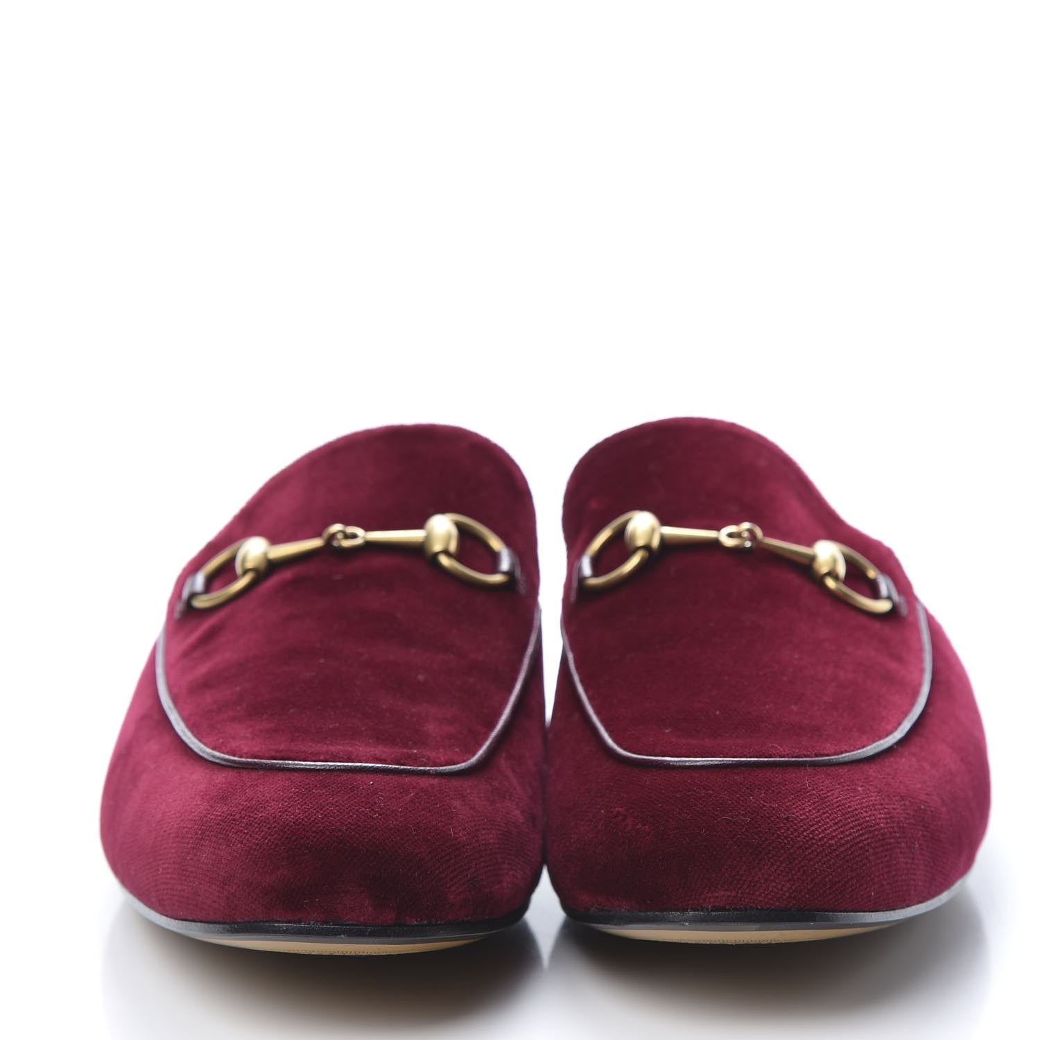 Gucci Velvet Mens Princetown Slippers 10.5 Malbec Dark Malbec 2 of 9