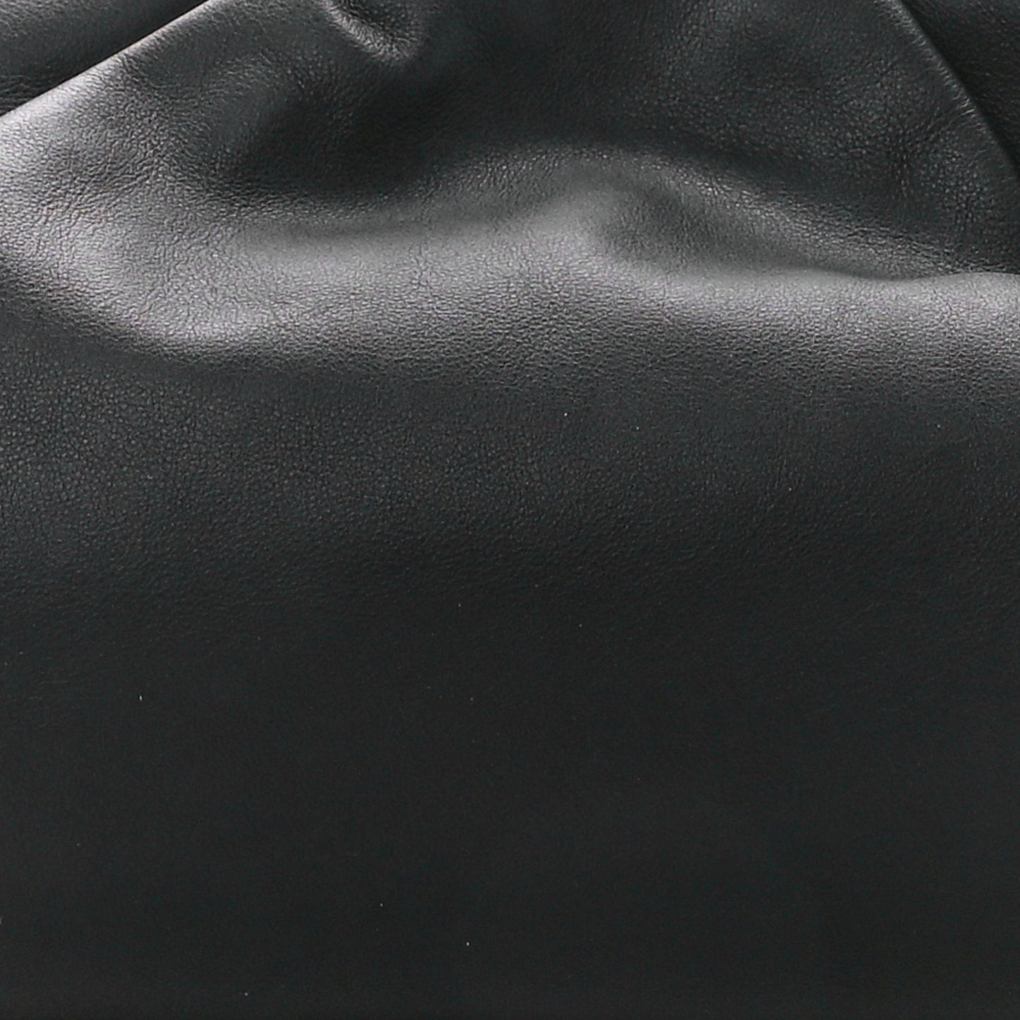 Smooth Butter Calf The Pouch Oversized Clutch Black