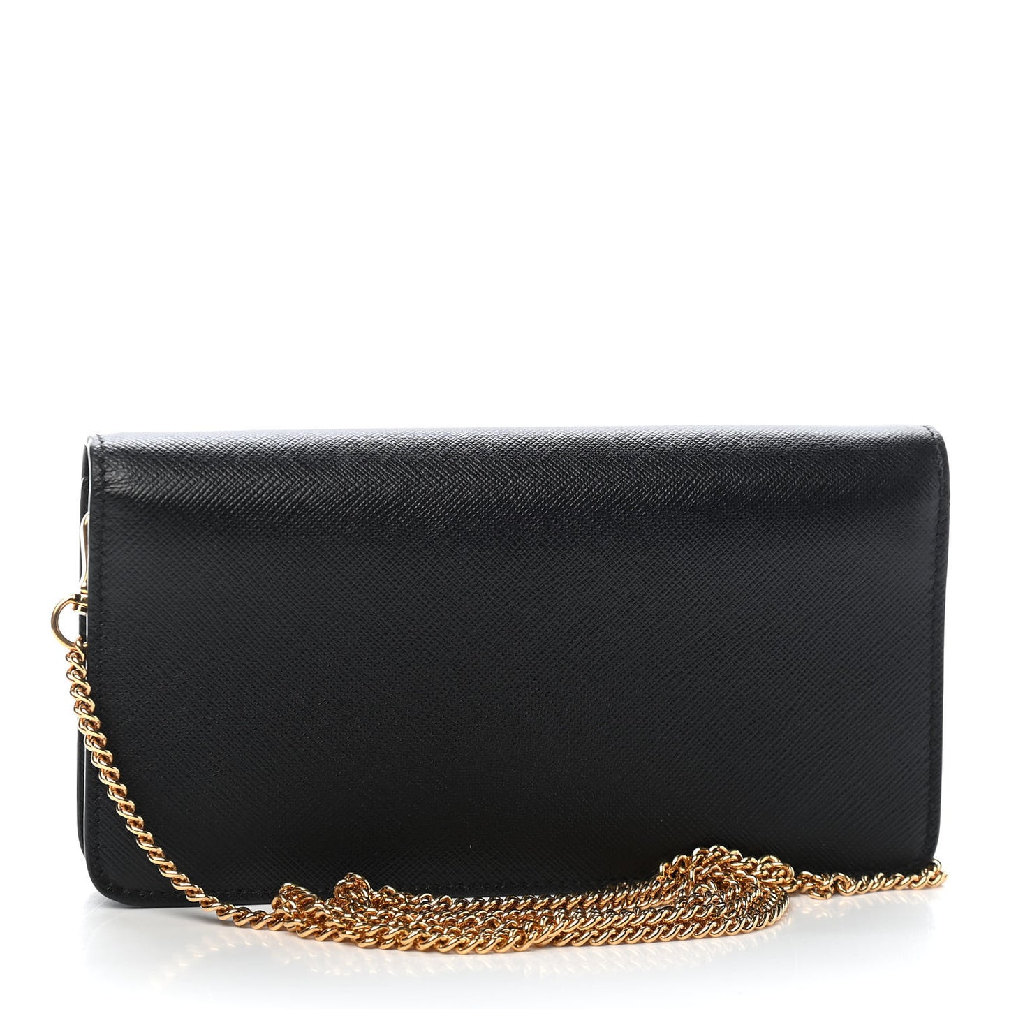 Saffiano Metal Oro Mini Bag Black