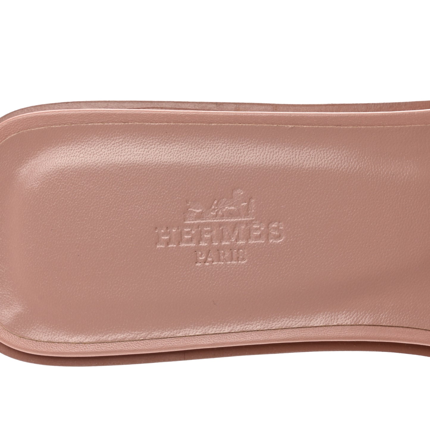 Box Calfskin Oran Sandals 39 Black Vieux Rose