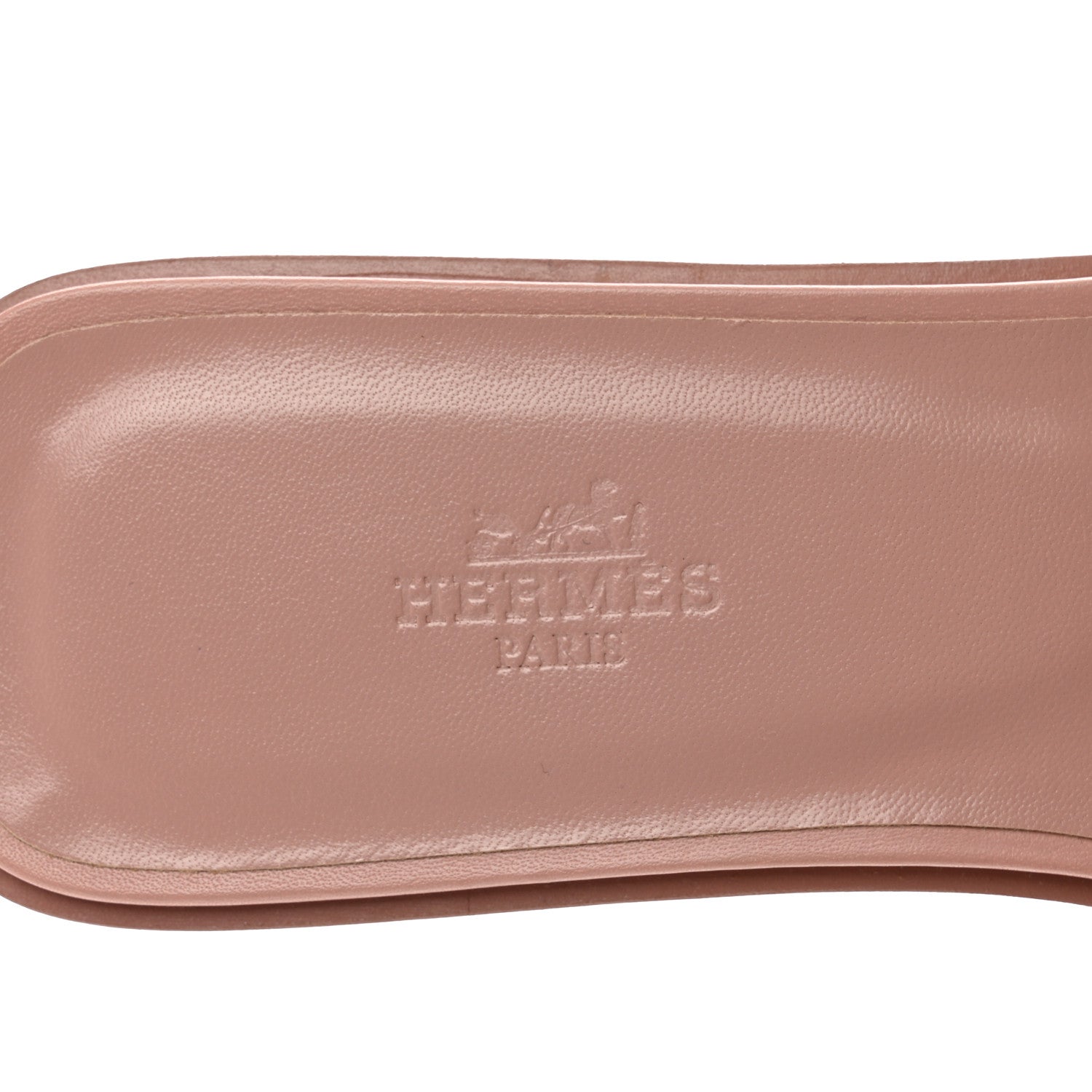 Hermes Box Calfskin Oran Sandals 39 Black Vieux Rose 7 of 9