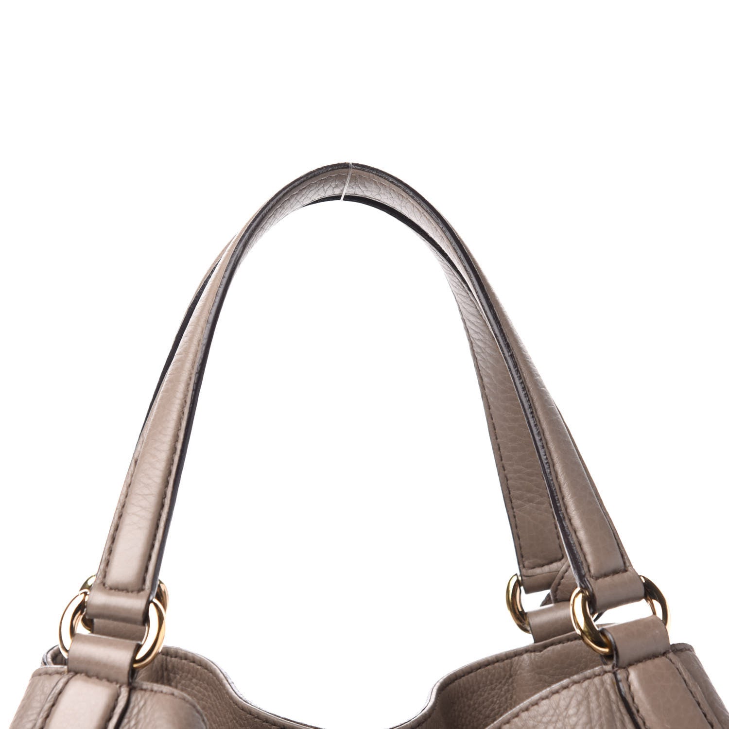Gucci Pebbled Calfskin Medium Soho Shoulder Bag New Fango 14 of 17