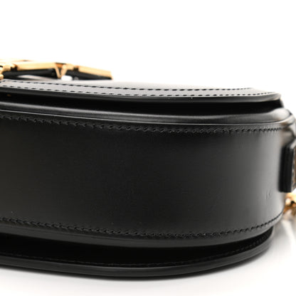 Versace Calfskin Medium Greca Goddess Shoulder Bag Black 10 of 11