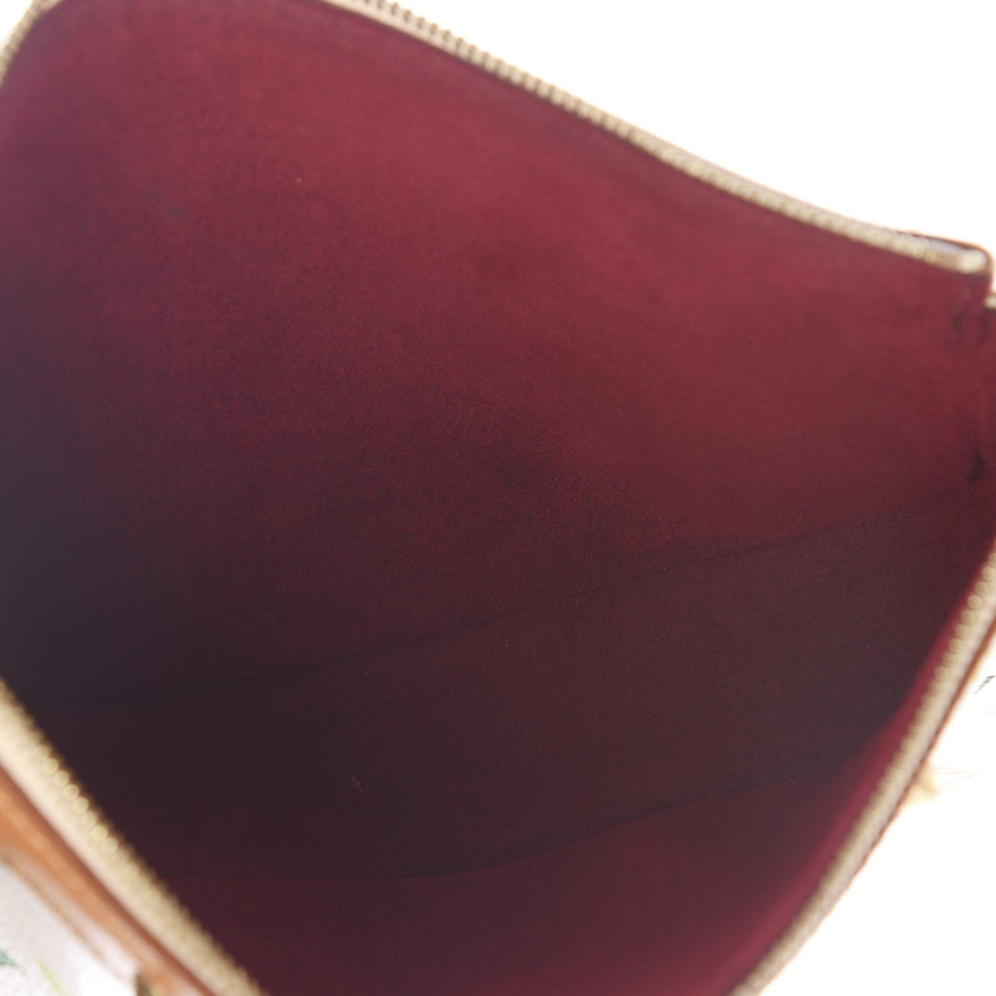 Monogram Multicolor Pochette Accessories White