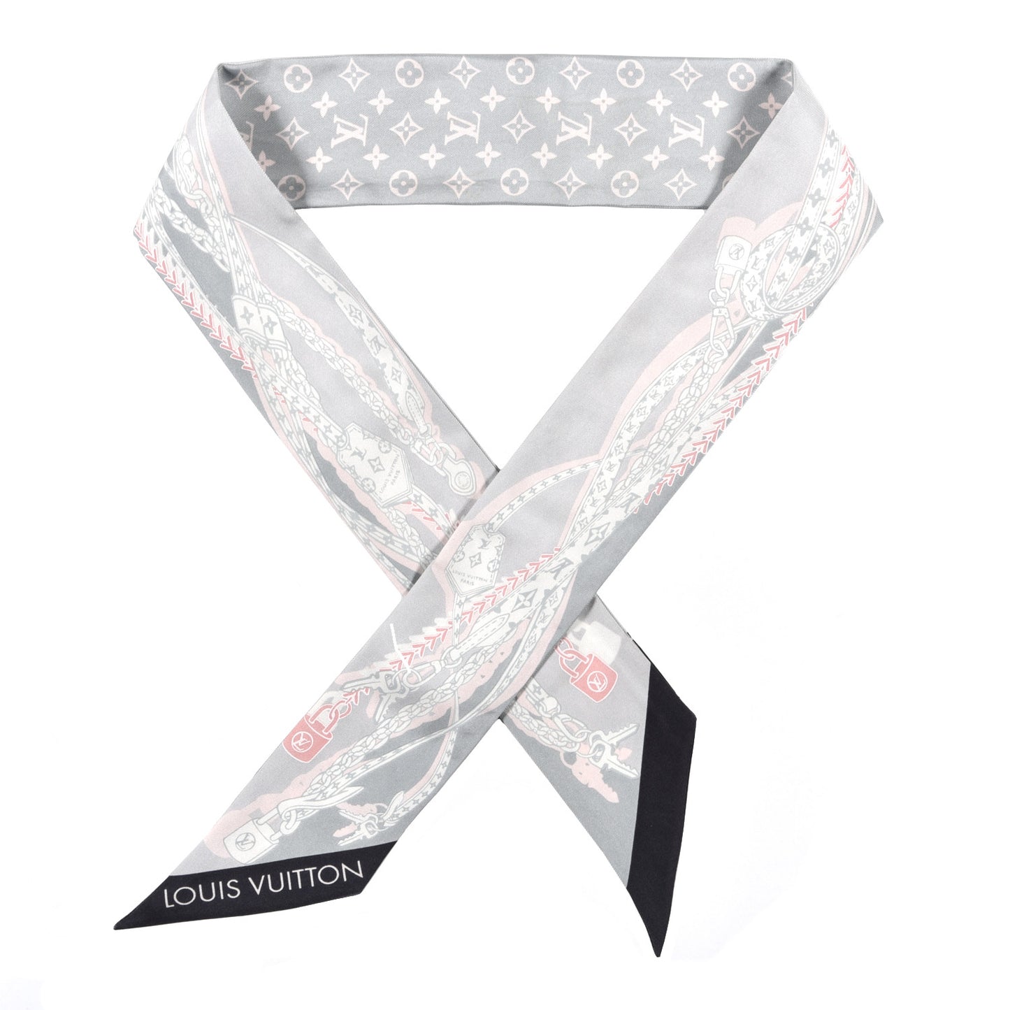 Silk Dreamonogram Bandeau Grey