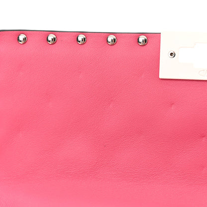 Valentino Garavani Lambskin Medium Free Rockstud Spike Shoulder Bag Shadow Pink 10 of 11