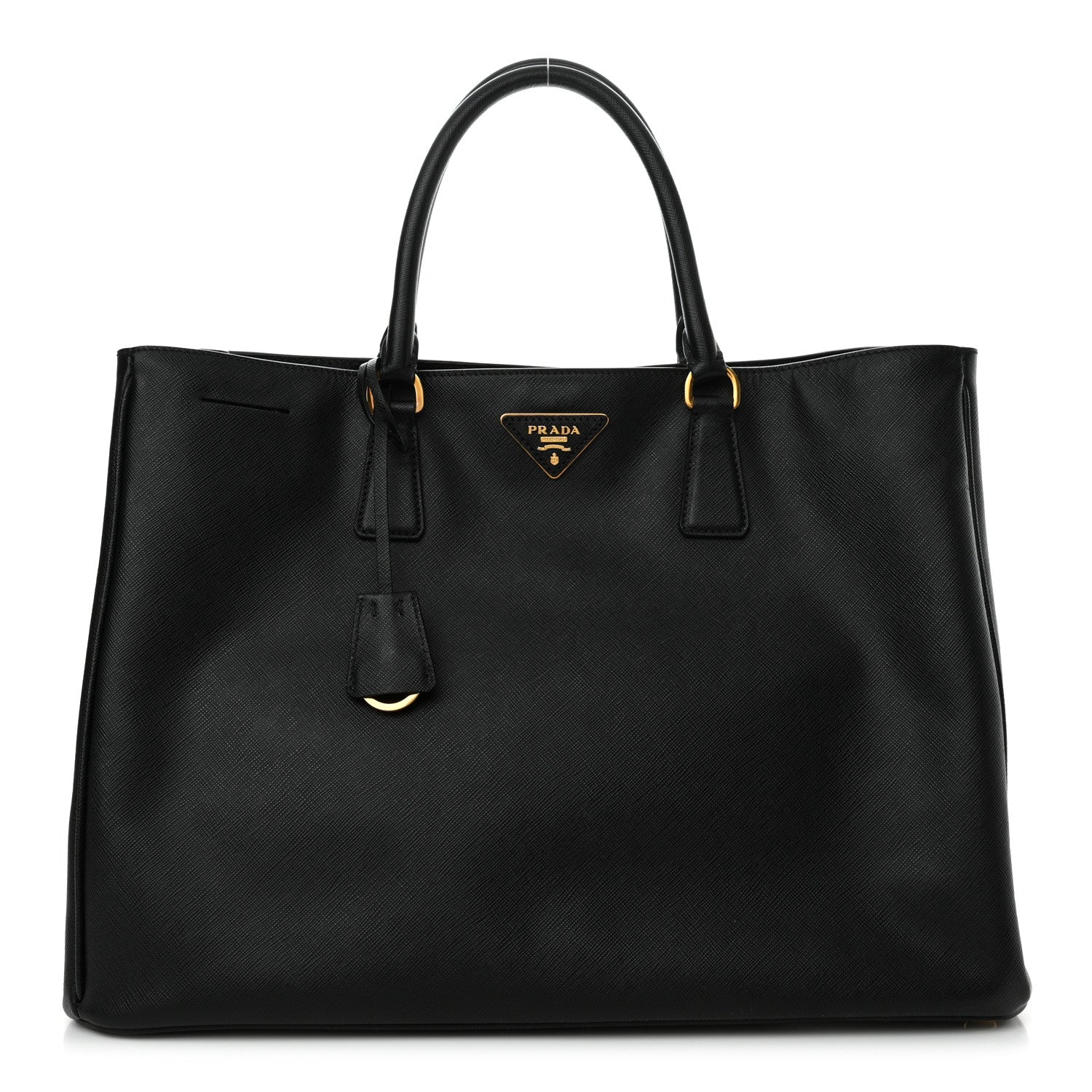 Prada Saffiano Lux Large Tote Tote Black 1 of 11