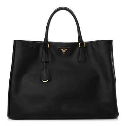 Prada Saffiano Lux Large Tote Tote Black 1 of 11