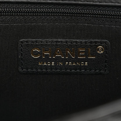 Chanel Patent Quilted Small School Memory Top Handle Flap Black 6 of 10