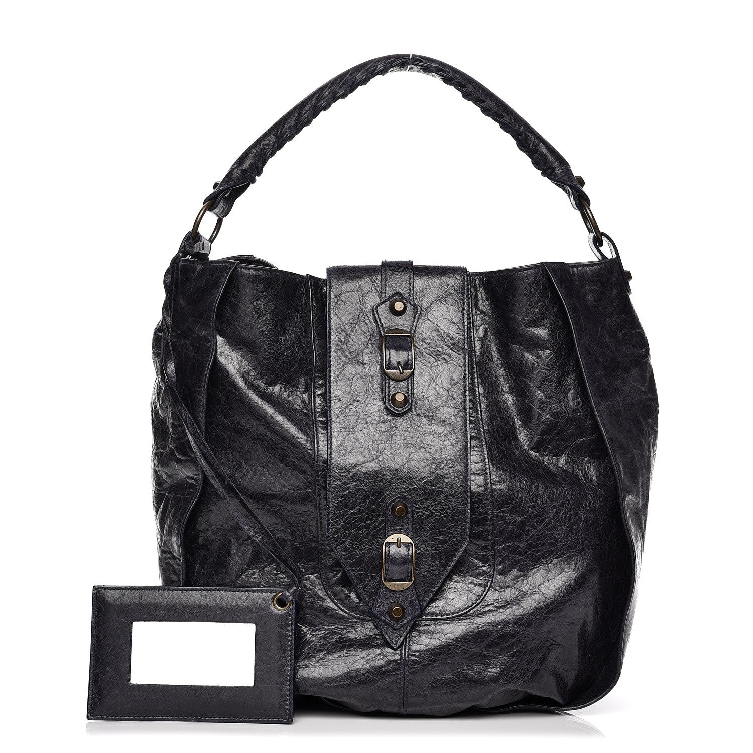 Balenciaga Chevre Shrug Hobo Ink 1 of 9