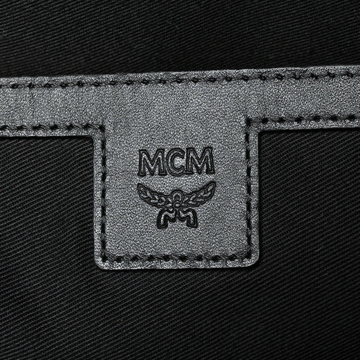 MCM Visetos Medium Side Studs Stark Backpack Black 6 of 12