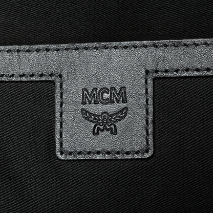MCM Visetos Medium Side Studs Stark Backpack Black 6 of 12