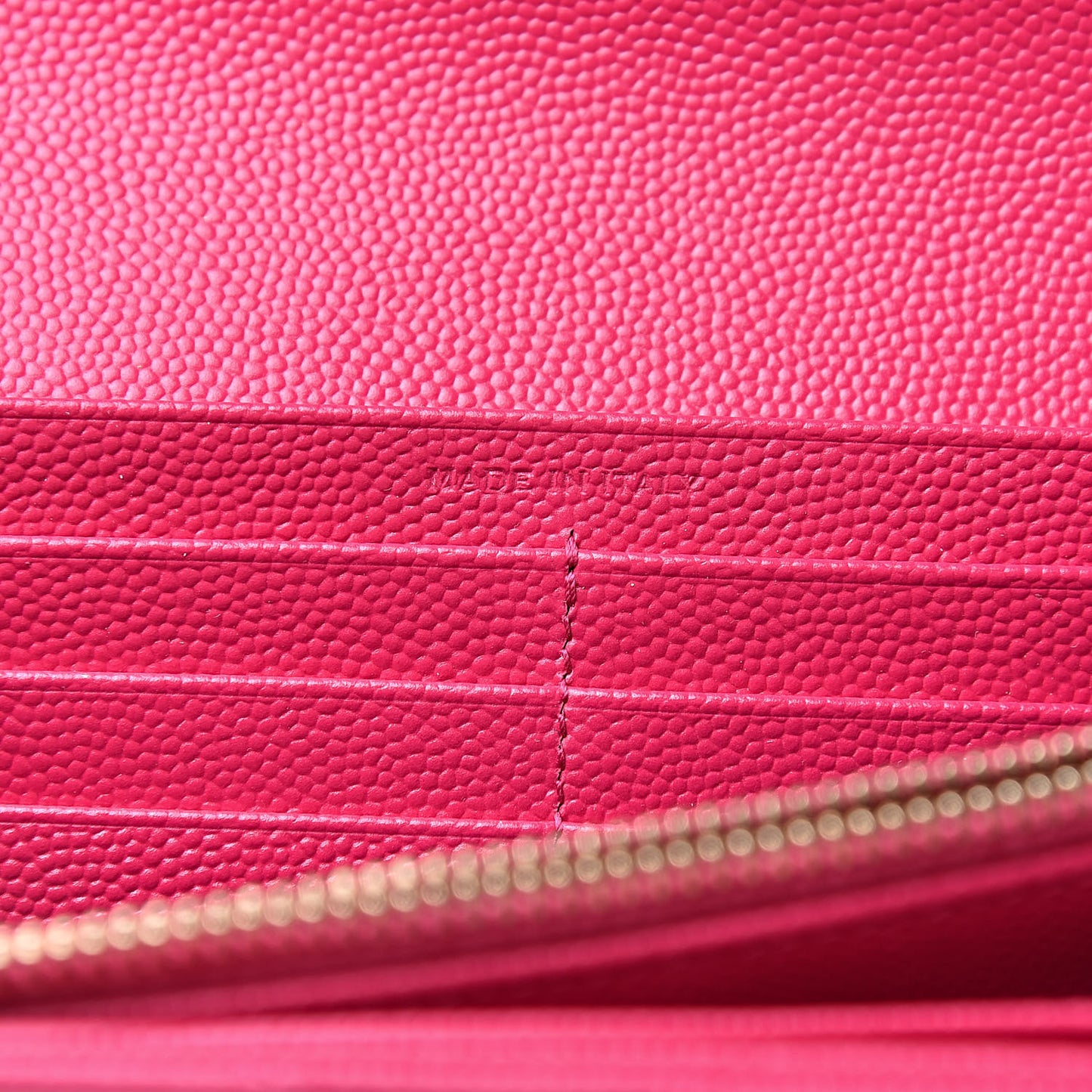 Grain De Poudre Matelasse Chevron Monogram Flap Wallet Bubblegum