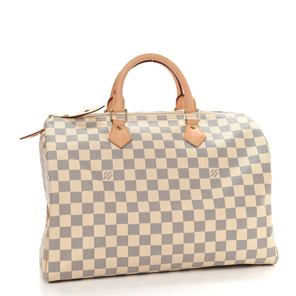 Louis Vuitton Damier Azur Speedy 35 3 of 10