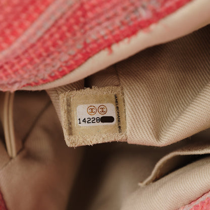 Chanel Tweed Quilted Saint Tropez Tote Pink 7 of 9
