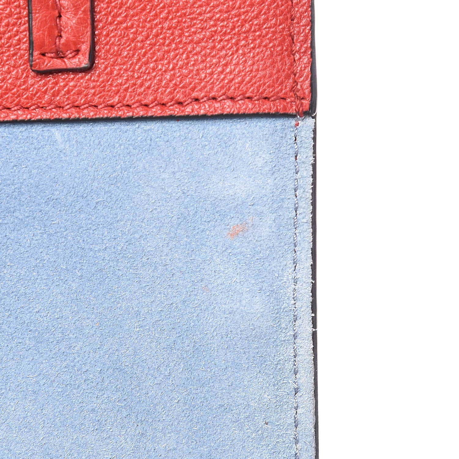 Prada Glace Calf Studded Etiquette Flap Fuoco 9 of 11