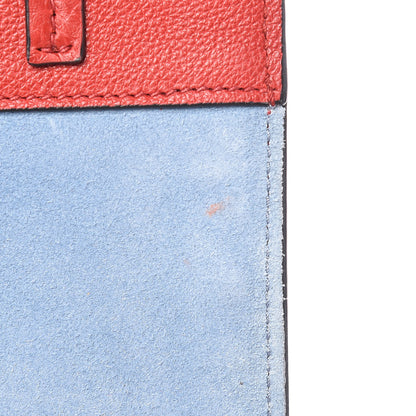 Prada Glace Calf Studded Etiquette Flap Fuoco 9 of 11