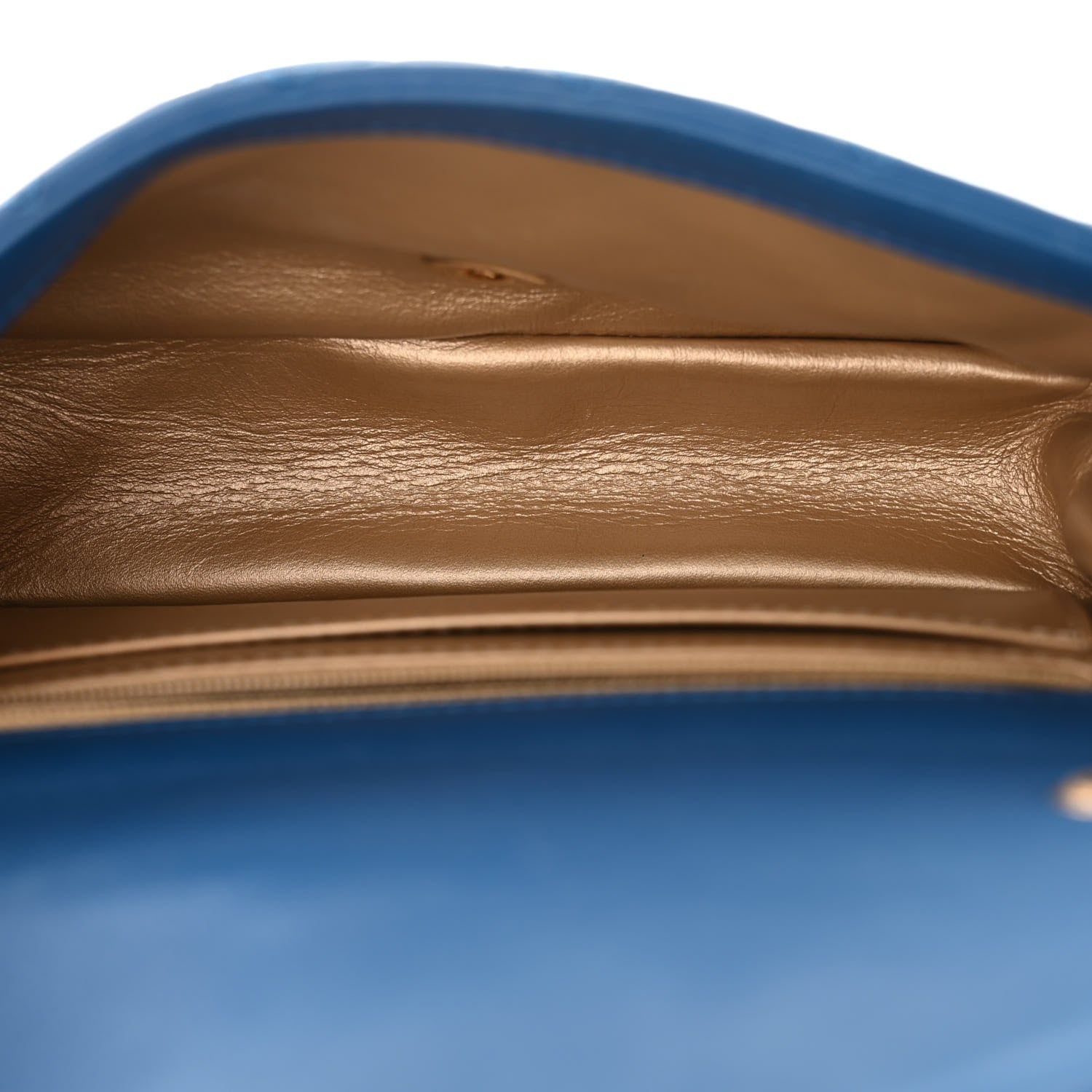 Chanel Lambskin Quilted Pearl Crush Mini Rectangular Flap Blue 5 of 11