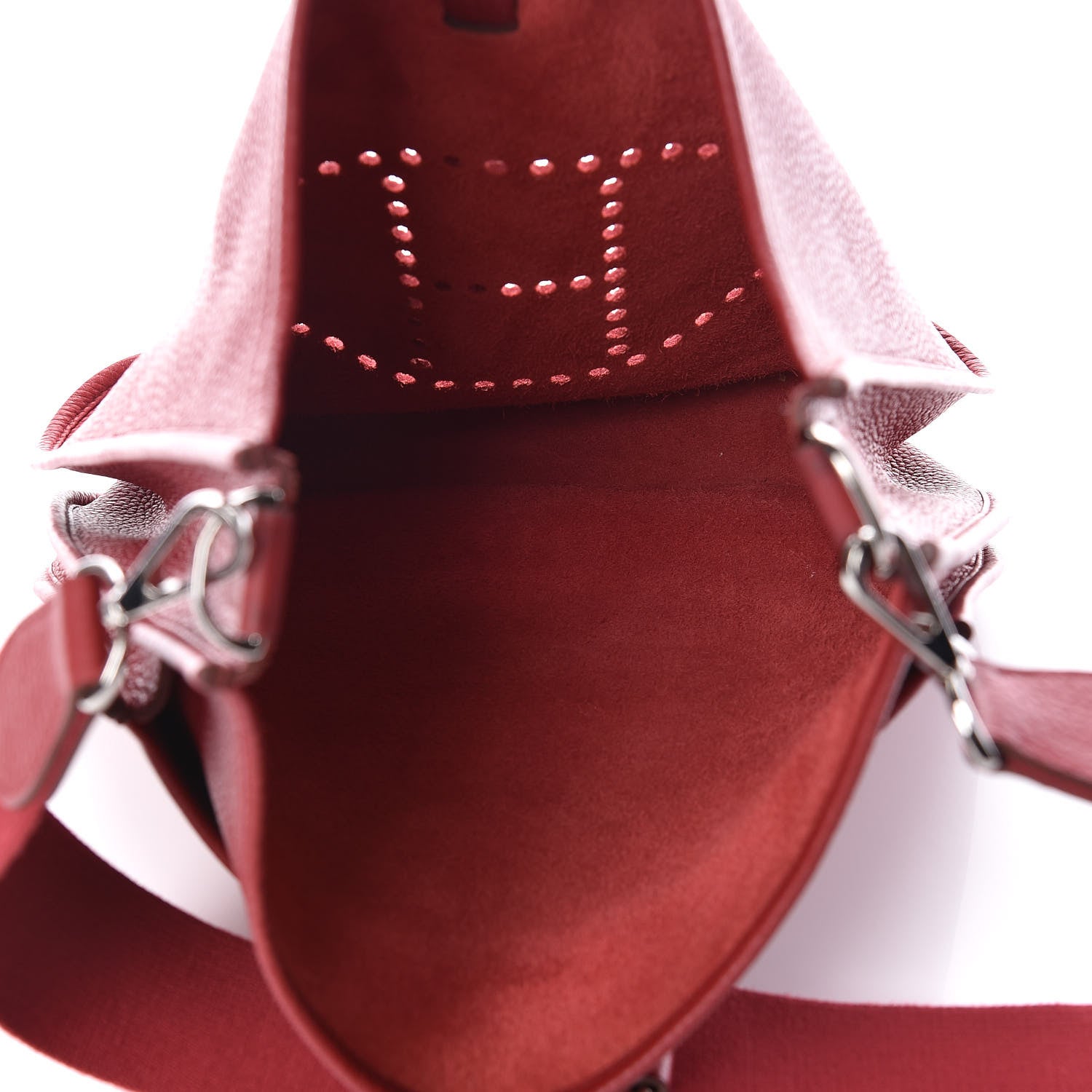 Hermes Taurillon Clemence Evelyne III GM Rouge Vif 5 of 9