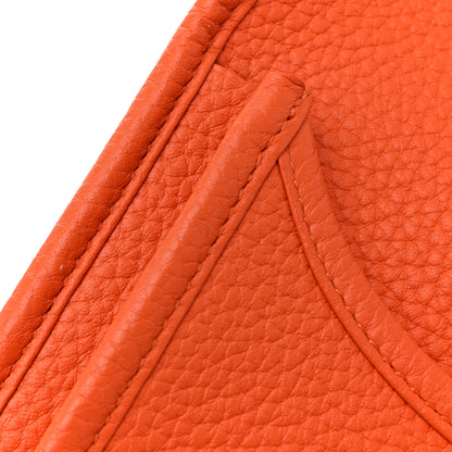 Hermes Taurillon Clemence Evelyne III PM Feu 20 of 27