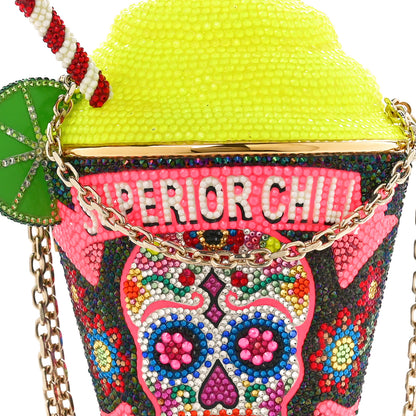 Judith Leiber Crystal Frozen Margarita Minaudiere Clutch Multicolor 8 of 11