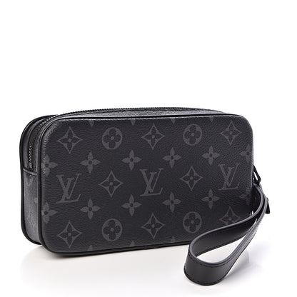 Louis Vuitton Monogram Eclipse Pochette Volga 3 of 10
