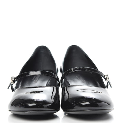 Louis Vuitton Patent Uniformes Silhouette 40mm Pumps 38.5 Black 3 of 8