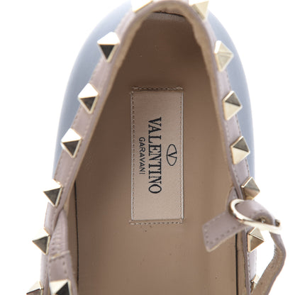 Valentino Garavani Nappa Rockstud Cage Ballerina Flats 41 Stone Poudre 7 of 13