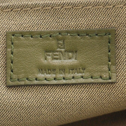 Fendi Leather Tassel Pochette Green 5 of 8