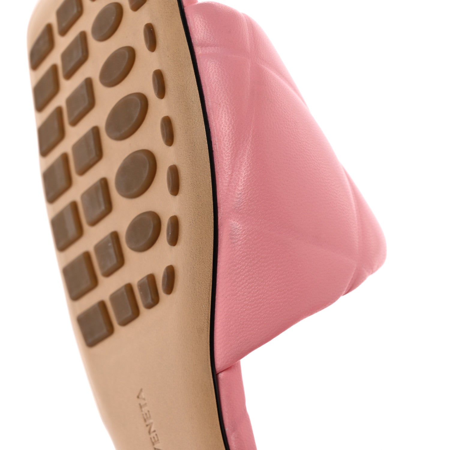 Bottega Veneta Nappa Quilted Rubber Lido Flat Sandals 38.5 Blossom 12 of 12