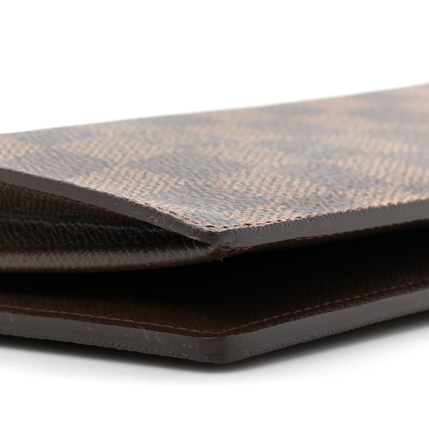 Damier Ebene Portefeuille Brazza Wallet