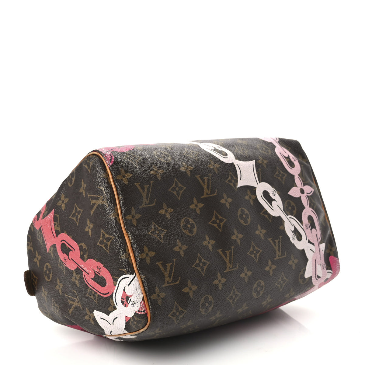 Louis Vuitton Monogram Bay Speedy 30 Rose Ballerine Poppy 4 of 11