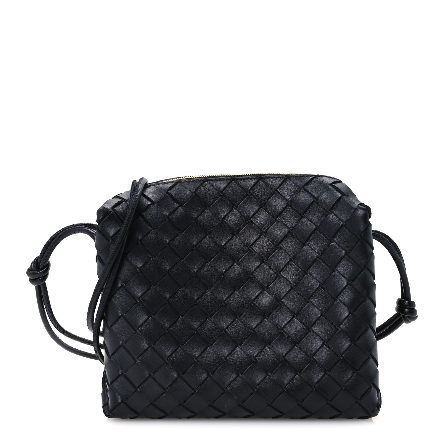 Bottega Veneta Nappa Intrecciato Small Loop Camera Bag Black 1 of 9